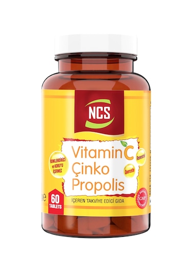 Ncs Vitamin C Çinko Propolis 60 Tablet