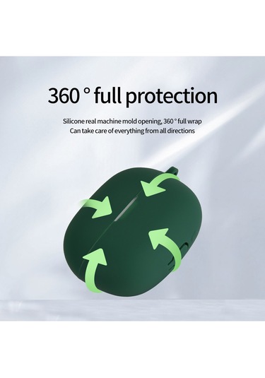 Xiaomi Redmi Buds 5 Pro Uyumlu Soft Silikon Kılıf+kanca Siyah