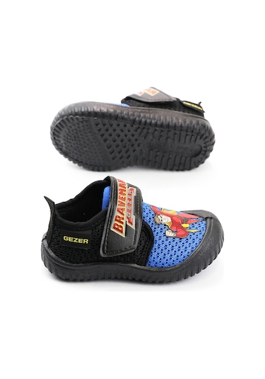 Gezer Yazlık Keten Braveman Erkek Bebe Ayakkabı Ga2ybm.03148.00.1d8.h54 Mavi