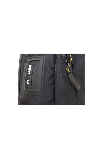 Ogdo - Tek Omuz Askılı Krinkle Sırt - Göğüs Çantası - Body Bag - 4925 Siyah