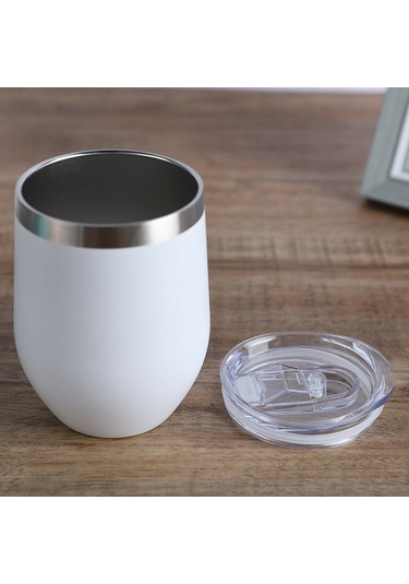 Kosona Kırmızı 360ml 304 Paslanmaz Çelik Çift Katlı Isı Yalıtımlı, 2-6 Saat Isı/sıcaklık Saklama, Eldiven Uyumlu Kollü Seyahat Kahve Bardakası Diğer