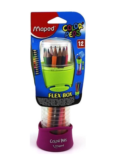 Maped 12 Renk Kuru Boya Flex Box 683212