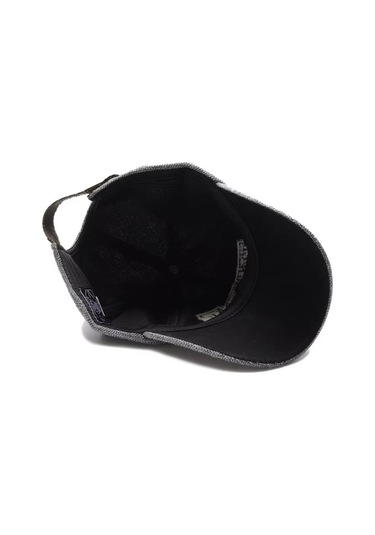 Kışlık Kalın Pamuk Baskılı Beyzbol Şapkası Unisex Mavi + Bileklik Siyah