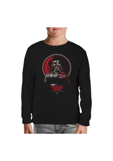 Star Wars - Join The Dark Side Siyah Çocuk Sweatshirt