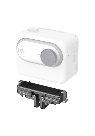 Insta360 Go3 / Go 3s İçin Puluz Manyetik Abs Hızlı Bırakma Taban Montajı Siyah