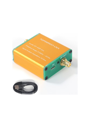 Mufunye 100k-6ghz Tüm Dalga Bantlı Radyo Sinyal Güçlendirici, Düşük Gürültü, Yüksek Performans, Pil İle Teslim Edilir