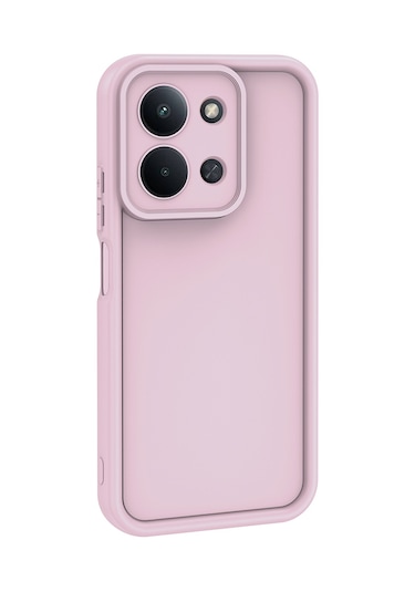 Redmi 15c Kılıf Kamera Korumalı Zore Ananas Kapak - Siyah Siyah