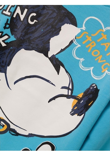 Name It Mickey Mouse Turkuaz Erkek Çocuk Sweatshirt 13221200 001 Turkuaz