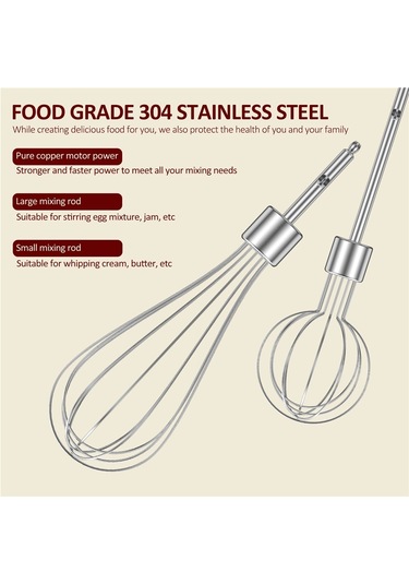 Jialan Elektrikli Akülü Çırpma 2000mah Usb Şarj Edilebilir El Beyaz