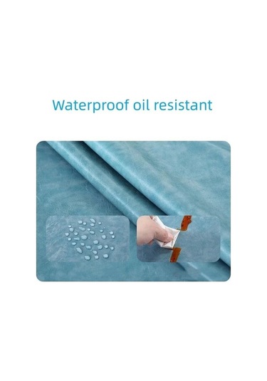 Novahub Yeşil High-end Yuvarlak Masa Örtüsü, Su Geçirmez, Yağa Dayanıklı, 50cm, Ev, Mekan, Düğün, Parti Yeşil