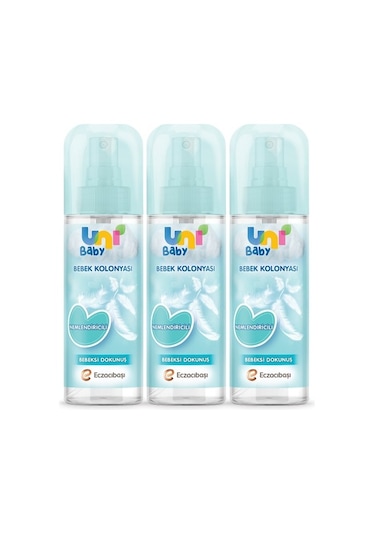 Uni Baby Kolonya Bebeksi Kokular 3 X 150 Ml