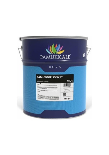 Pamukkale 4804 Solventsiz Zemin Kaplama 18 Kg+6 Kg Açık Gri Ral 7035