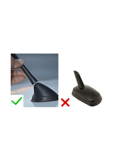 Honda Accord Uyumlu Opak Nardo Gri Shark Balina Anten