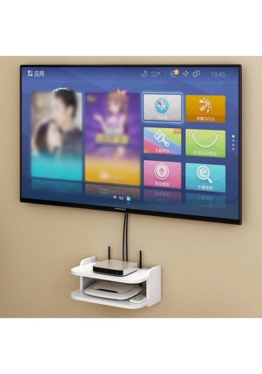 Pazly Yüzen Tv Kutusu Standı - Ayarlanabilir Dvd Rafı - Çok Renkli Set Üstü Stand Çok Renkli