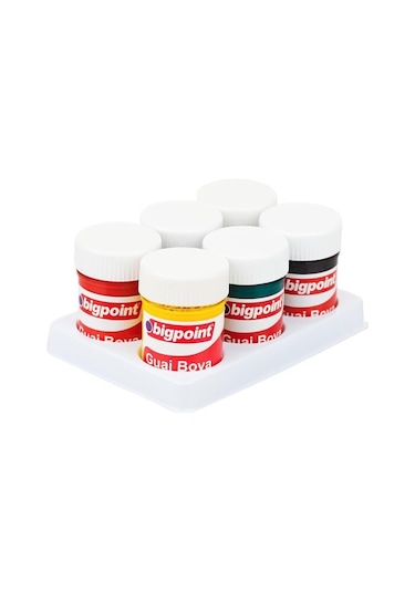 Bigpoint Marka Belgeli Guaj Boya 6 Renk X 18 Ml