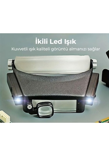 Texta 81007p Led Işıklı Kuyumcu Kafa Büyüteci