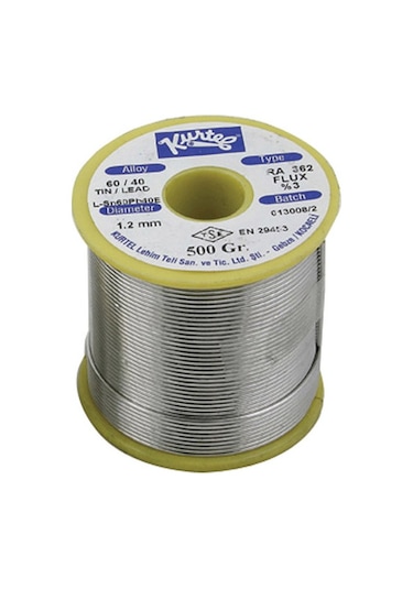 Korgonelektronik Kurtel Lehim Teli 1.2 Mm Kalınlık Yarım Kilo 500 Gr Yerli