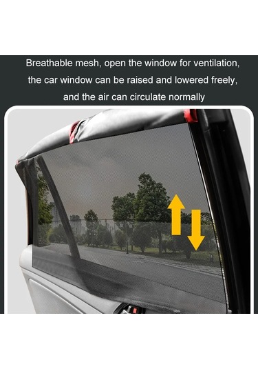 Araba Manyetik Yaz Güneşi Koruma Yalıtım Gizlilik Perdesi, Özellikler: Arka Cam Kare