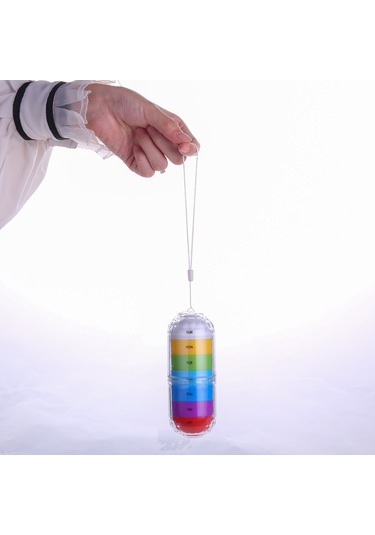 Haftalık Hap Organizatör 7 Gün Hap Kutusu Fincan Durumda Çok Renkli Diğer