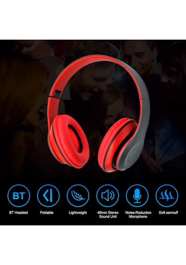 Mufunye Kablolu Kulaküstü Oyuncu Kulaklığı Mikrofonlu 3.5mm Girişli Bilgisayar Telefon Uyumlu Siyah