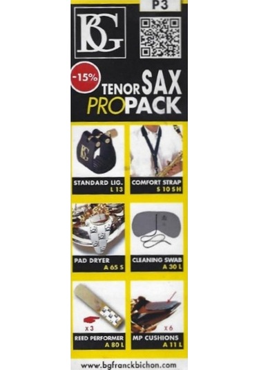 Bg Bgp3 Tenor Saksafon Pro Paket