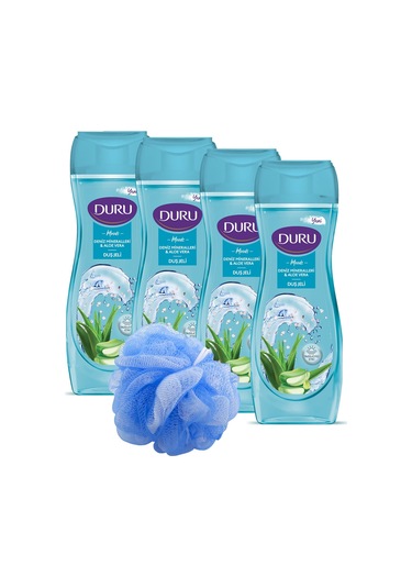 Duru Moods Deniz Mineralleri & Aloe Vera Duş Jeli +Duş Lifi ile B