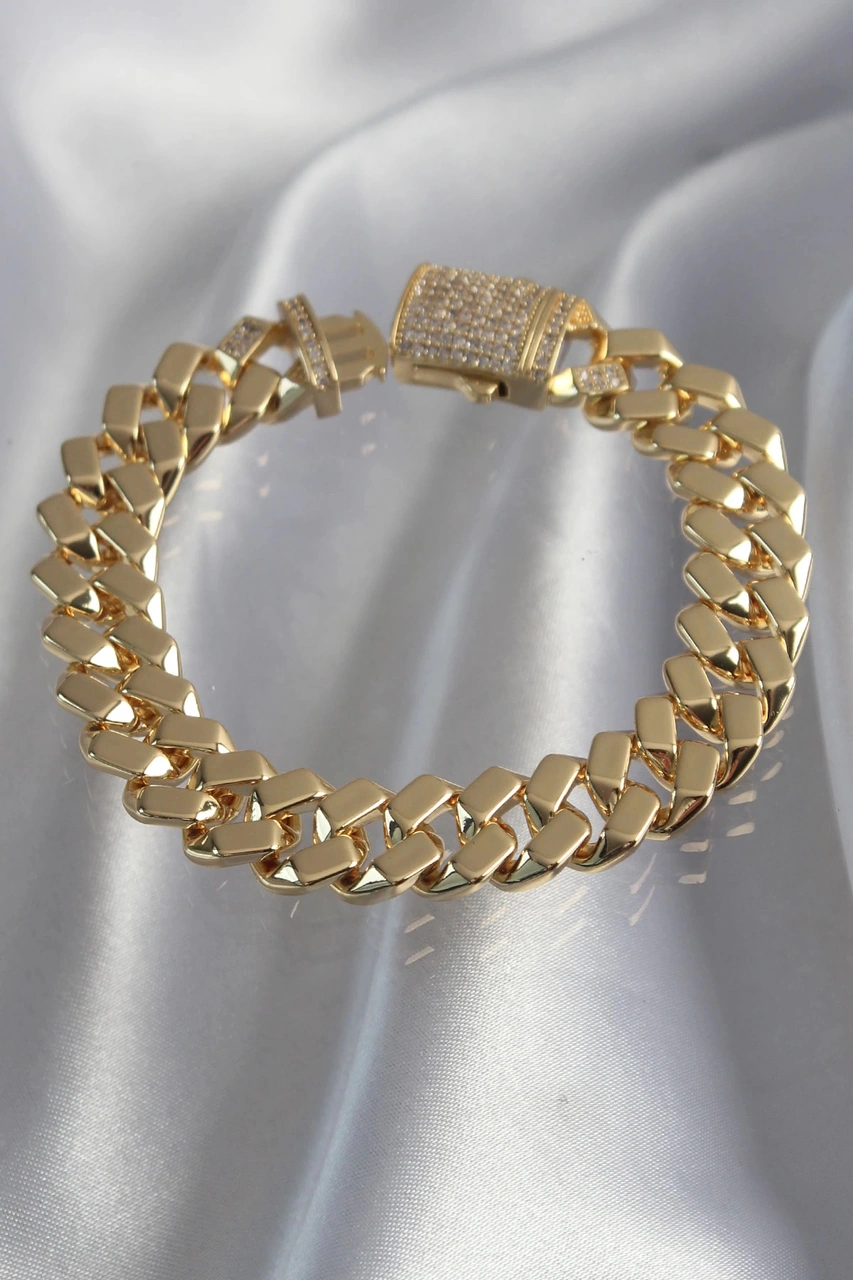 Dodes Vip Seri Gurmet Zirkon Taşlı Gold Renk Bileklik Tg27bb6173 Çok Renkli