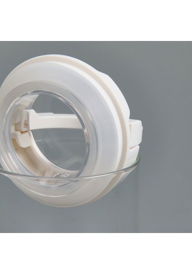 Tohana Vakumlu Cam Kavanoz - Şeffaf / Beyaz - 400 Ml Şeffaf / Beyaz