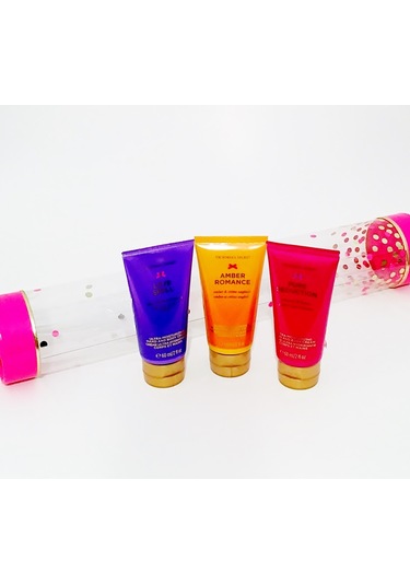 Victoria's Secret El ve Vücut Kremi Amber Romance 60 ML + Pure Seduction 60 ML + Love Spell 60 ML