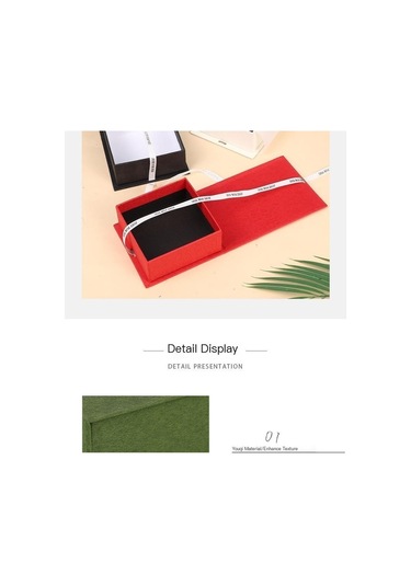 Soulader Şık Ve Kullanışlı Mücevher Saklama Kutusu - Yüzük, Bilezik Ve Takılarınız İçin Organizör Kutu Kırmızı