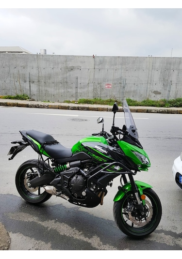 15-18 Kawasaki Versys Uzun Ön Cam Zeus Açık Füme 48cm 4mm