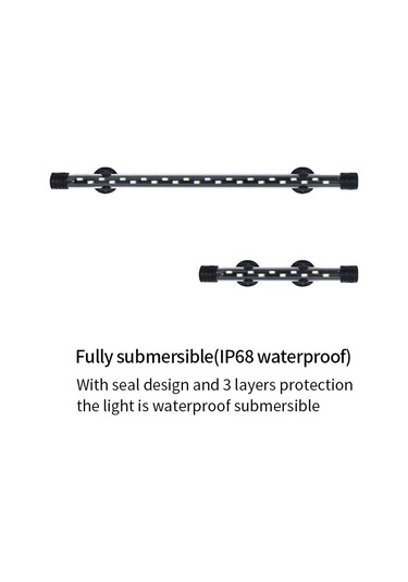 Vkemall Akvaryum Aydınlatma Lambası - Yüksek Parlaklık Led - Balık Görünümü Ve Peyzaj İçin - Yeşil, Mavi, Kırmızı Işık - 24 Led - Avrupa Standartı 8w