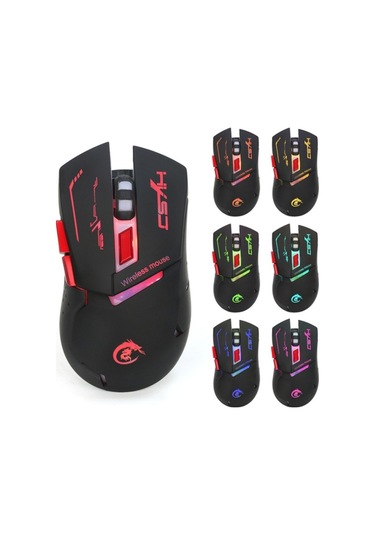 Hxsj X30 Kablosuz 2400 DPI Ayarlanabilir Gaming Mouse