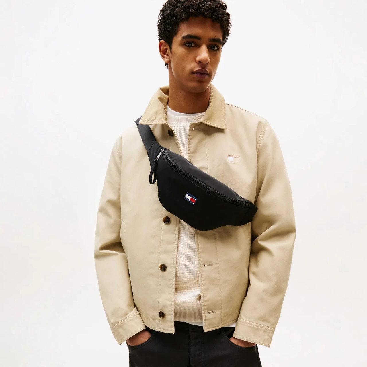 Tommy Hilfiger Erkek Bel Çanta Am0am13549bds Siyah