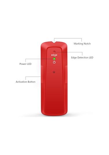 Homyl Çıtçıt Bulucu Sensör Duvar Dedektörü 3/4 Kırmızı