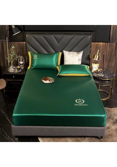 Lemestar Hilton Tek Kişilik Yatak Seti 1.2x2.0m: 4 Mevsim Kullanıma Uygun, Yıkama Uygun, Altı Yönlü Tam Kapama, Gri Mavi, 2 Parça DiğER