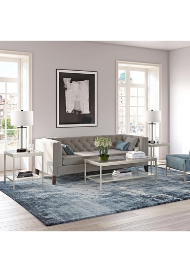 Beatrice Gri Metal Orta Sehpa