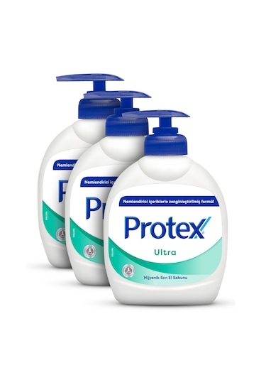 Protex Ultra Uzun Süreli Koruma Sıvı Sabun 3 x 300 ML