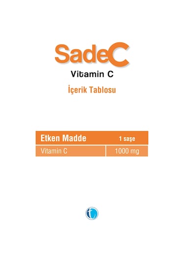 Sadec Vitamin C 1000mg 100 Şase