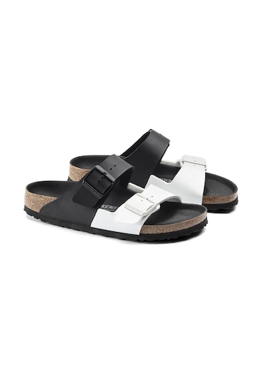 Birkenstock 1019703 Arizona Bf Split Black/white Erkek Terlik 001