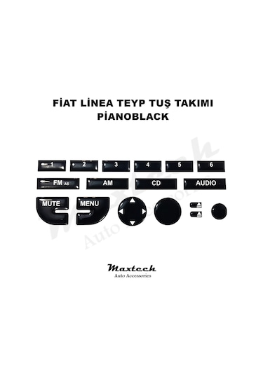 Fiat Linea Teyp Tuş Takımı Pianoblack