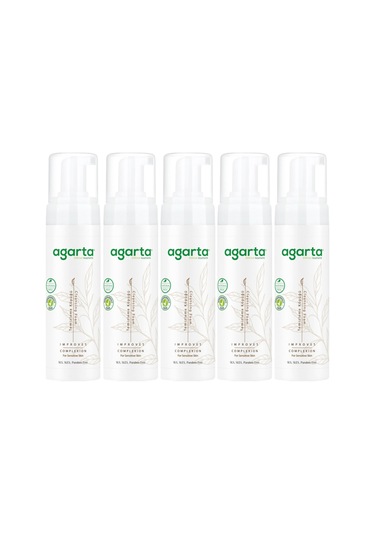 Agarta Doğal Yüz Temizleme Köpüğü 225ml 5 Li Set