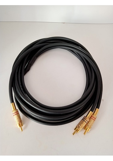 Amfi Rca Kablosu - 1 Giriş 2 Çıkış Teyp Subwoofer Çıkış - 5 Metre