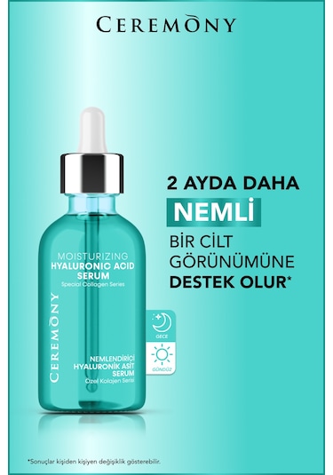Ceremony Hyaluronik Asit Nemlendirici Cilt Bakım Serumu 30 ML