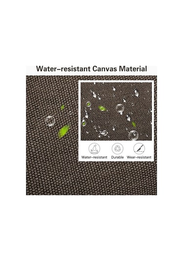 Willowhaven Küçük Boy Kaki Renk Hafif Dayanıklı Bez Seyahat Çantası Haki