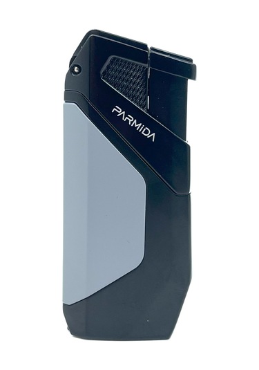 Parmida Çift Torch Jet Alev Puro Çakmağı - Gri