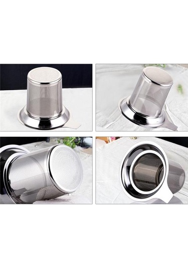 Jms Paslanmaz Çelik Hasır Demlik Çay Süzgeci Çaydanlık Drinkware Mutfak