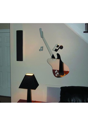 Gitar Dekoratif Ayna Şeffaf