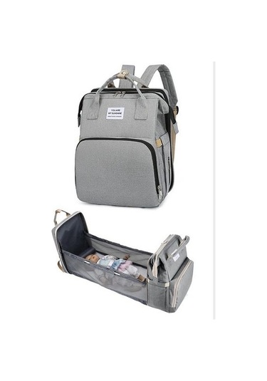 Jzcat Taşınabilir Katlanabilir Bebek Çantası - Gri