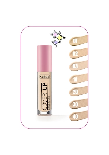 Callista Cover Up Concealer Yoğun Kapatıcı Göz Altı Kapatıcısı - 10 Light Sand